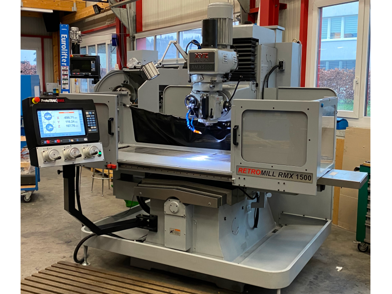 RETROMILL RMX 1500 Swiss Edition Bohr und  Fräsmaschine (XYZ RMX 5000)