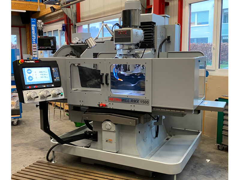 RETROMILL RMX 1500 Swiss Edition Bohr und  Fräsmaschine (XYZ RMX 5000)